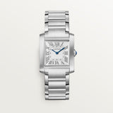 Cartier Tank Française Watch 32.0mm WSTA0105 White Dial Steel
