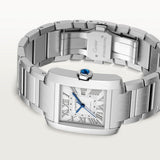 Cartier Tank Française Watch 36.7mm WSTA0067 White Dial Steel 7