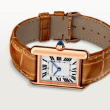 Cartier Tank Louis Watch 29.5mm WGTA0010 White Dial Leather 6