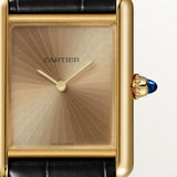 Cartier Tank Louis Watch 33.7mm WGTA0211 Gold Dial Leather 4