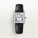 Cartier Tank Must De Watch 33.7mm WSTA0138 White Dial Leather