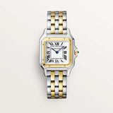 Cartier Panthere De 36.5mm W2PN0014 Roman Silver Dial Gold/Steel