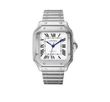 Cartier Santos Medium 35.1mm WSSA0029 Steel Silver Roman Dial 1