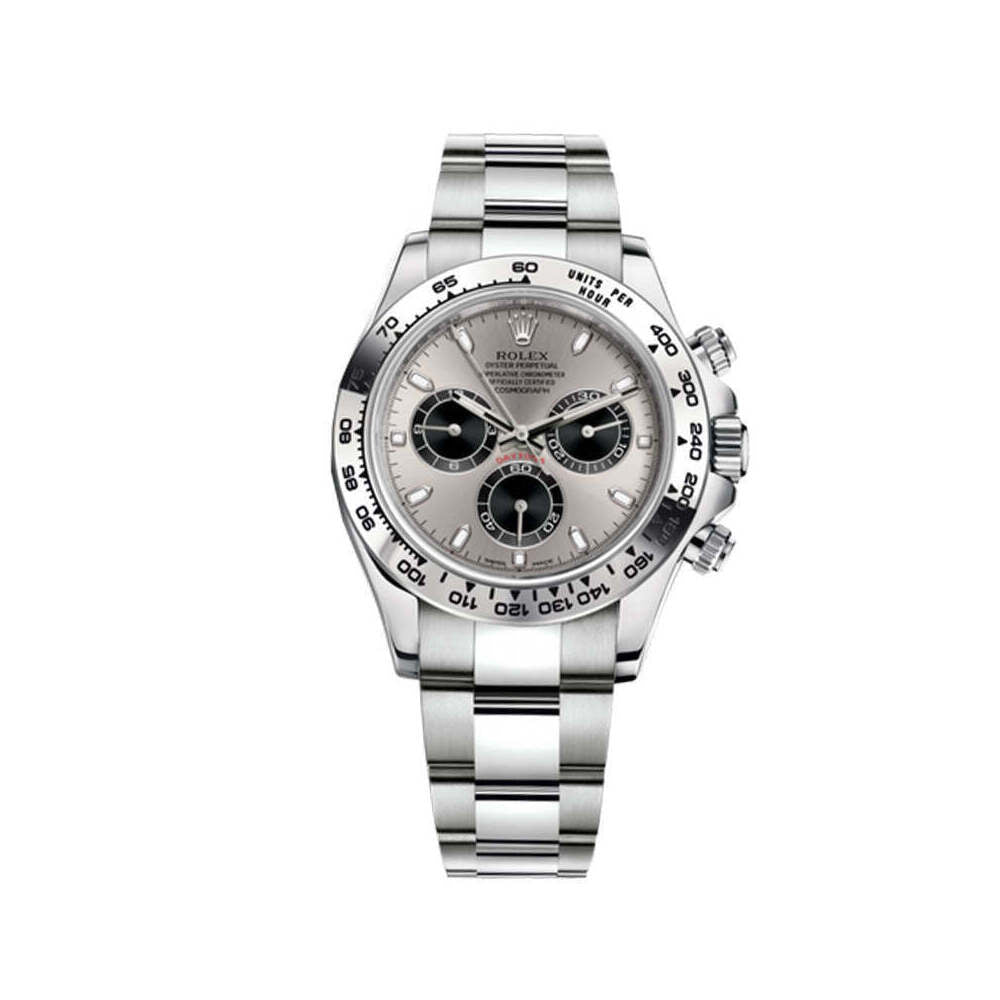 Rolex Cosmograph Daytona 40mm 116509 White Gold Oyster Steel/Black