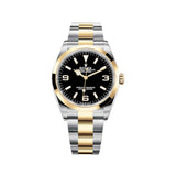 Rolex Perpetual Explorer 36mm 124273 Two Tone Oyster Black 1