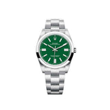 Rolex Oyster Perpetual 41mm 124300 Oystersteel Green Dial 1