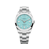 Rolex Oyster Perpetual 41mm 124300 Oystersteel Turquoise Blue Dial 1