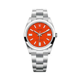 Rolex Oyster Perpetual 41mm 124300 Oystersteel Coral Red Dial 1