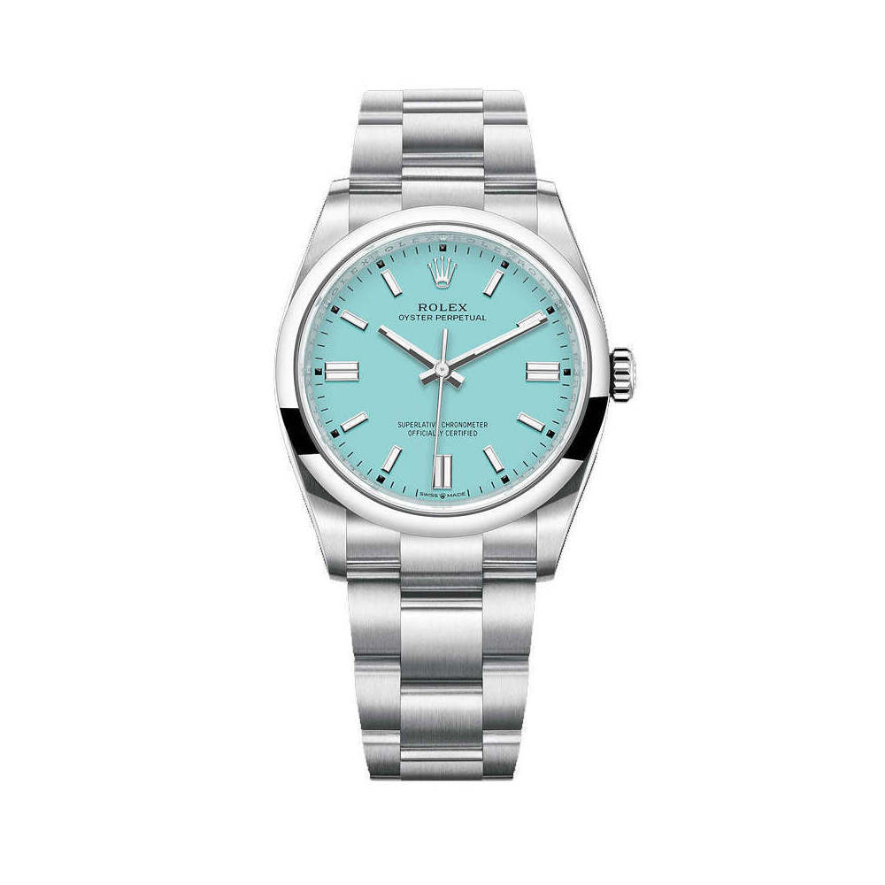 Turquoise Blue Dial 2021 Oyster Perpetual 36 Rolex Oyster