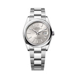 Rolex DateJust 36mm 126200 Oystersteel Silver Dial 1