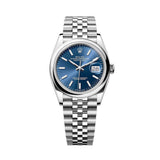 Rolex DateJust 36mm 126200 Oyster Jubilee Bright Blue Dial 1
