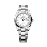 Rolex DateJust 36mm 126200 Oystersteel White Roman Dial 1