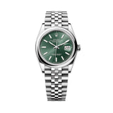 Rolex DateJust 36mm 126200 Oystersteel Jubilee Mint Green Dial 1