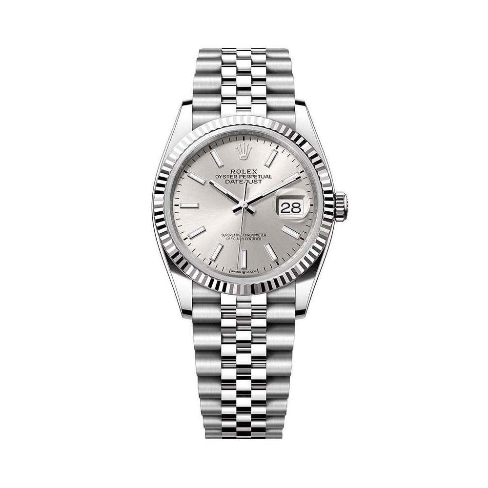 Rolex DateJust 36mm 126234 Oystersteel Jubilee Silver Dial