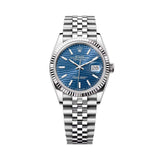 Rolex DateJust 36mm 126234 Oystersteel Jubilee Fluted Blue Motif Dial 1