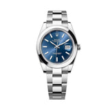 Rolex DateJust 41mm 126300 Oystersteel Bright Blue Dial 1