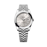 Rolex DateJust 41mm 126300 Oyster Jubilee Silver Dial 1