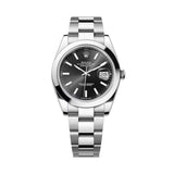 Rolex DateJust 41mm 126300 Oystersteel Bright Black Dial 1
