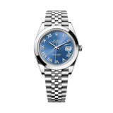 Rolex DateJust 41mm 126300 Oystersteel Jubilee Roman Azzurro Blue Dial 1