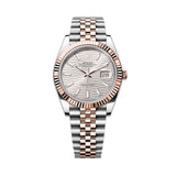 Rolex Datejust 41mm 126331 Two-Tone Jubilee Silver Motif Dial 1