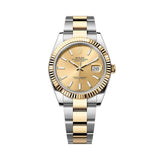 Rolex DateJust 41mm 126333 Oystersteel Two-Tone champagne Dial 1