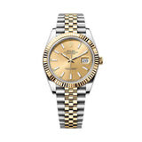 Rolex DateJust 41mm 126333 Oystersteel Jubilee Two-Tone Champagne Dial 1