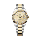 Rolex DateJust 41mm 126333 Oystersteel Two-Tone Golden Motif Dial 1