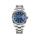 Rolex Datejust 41mm 126334 Oystersteel Fluted Bright Blue Dial 1