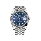 Rolex Datejust 41mm 126334 Oystersteel Jubilee Fluted Bright Blue Dial 1