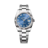 Rolex DateJust 41mm 126334 Oystersteel Fluted Bezel Blue Roman Dial 1