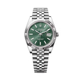 Rolex DateJust 41mm 126334 Oystersteel Jubilee Green Motif Dial 1