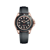 Rolex Yacht-Master 40mm 126655 Everose Gold Oysterflex Intense Black Dial 1