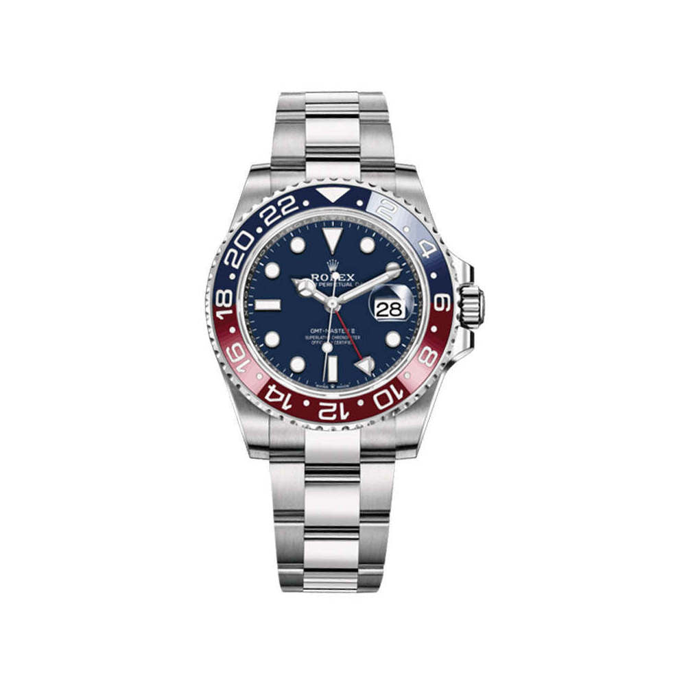 Rolex GMT Master II 40mm 126719BLRO White Gold Oyster Midnight