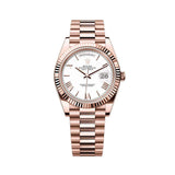 Rolex Day-Date 40 mm 228235 President Fluted White Dial Unworn/Complete/2023+