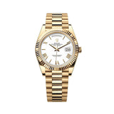 Rolex Day-Date 40 mm 228238 President Fluted White Dial Unworn/Complete/2023+