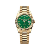 Rolex Day-Date 40 mm 228238 President Fluted Green Dial Unworn/Complete/2023+