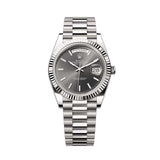 Rolex Day-Date 40 mm 228239 President Fluted Gray Dial Unworn/Complete/2023+