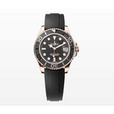 Rolex Yacht-Master 37mm 268655 Everose Gold Oysterflex Black Dial 1