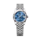 Rolex DateJust 31mm 278274 Oystersteel Jubilee Azzurro Blue Floral Motif Dial 1