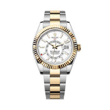 Rolex Sky Dweller 42mm 326933 Two-Tone Oystersteel White Dial 1