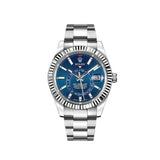 Rolex Sky Dweller 42mm 326934 Oystersteel Fluted Bright Blue Dial 1