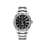 Rolex Sky-Dweller 42mm 326934 Oystersteel Fluted Bezel Bright Black Dial 1