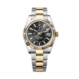 Rolex Sky-Dweller 42mm 336933 Two-Tone Oyster Bright Black Dial 1
