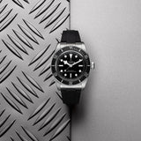 Tudor Black Bay M7941A1A0NU-0002 41mm Black rubber strap Black Dial 3