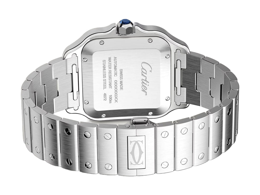 Cartier Santos Large WSSA0018 Steel Roman Silver Dial