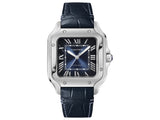 Cartier Santos de 35mm WSSA0063 Gold/Steel Roman Blue Dial