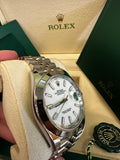 Rolex DateJust 41mm 126300 Oystersteel Jubilee White Dial