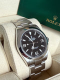 Rolex Explorer 40mm 224270 Oystersteel Oyster Black Dial