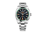Rolex Milgauss 40mm 116400GV Steel Oystersteel Black Dial