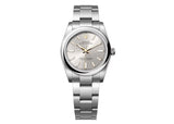 Rolex Oyster Perpetual 34mm 124200 Oystersteel Silver Dial